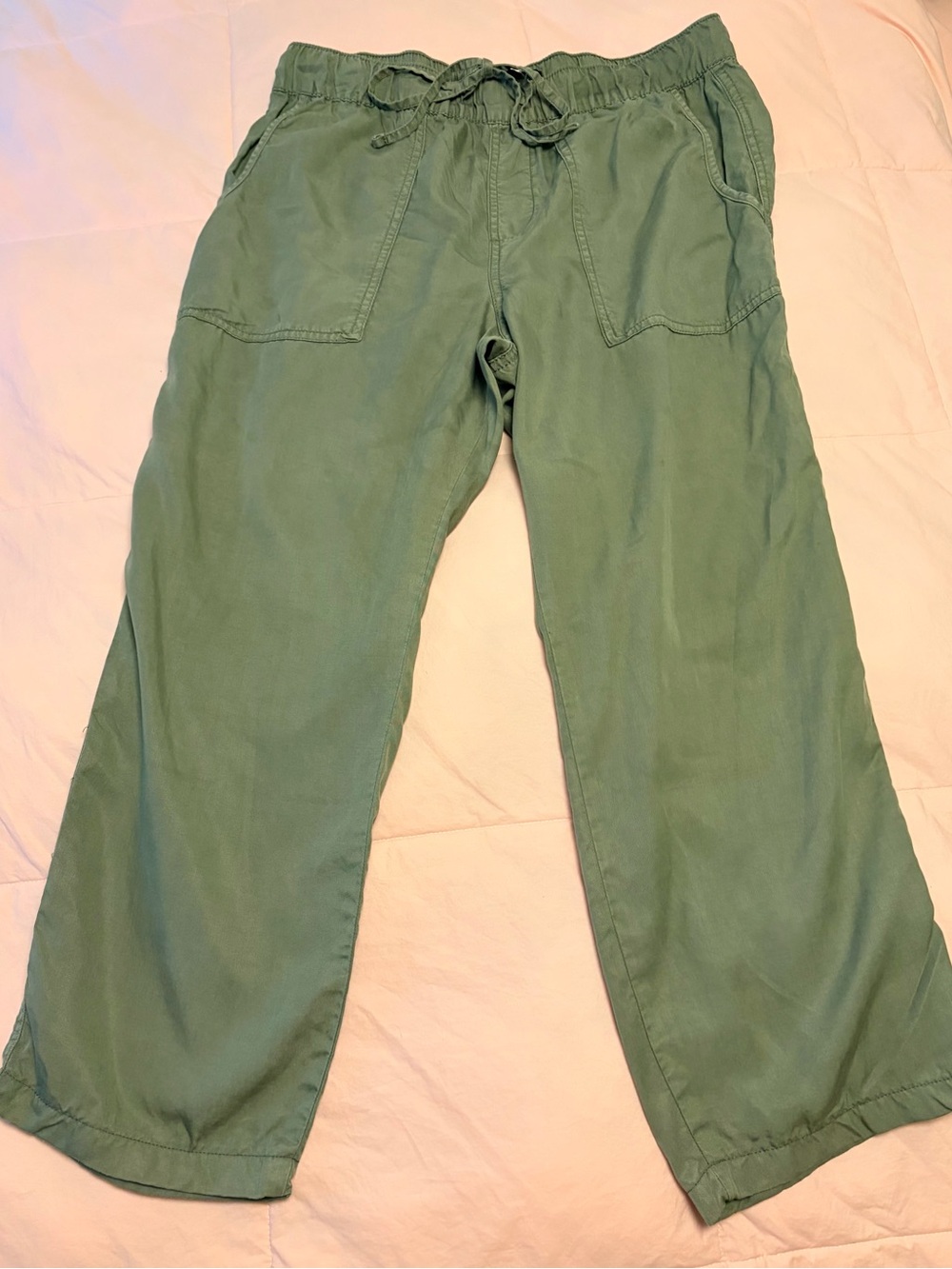 Sanctuary Olive Green Go Easy Pull On Capri Pants - Picture 10 of 10